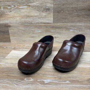 L.L. Bean Brown Leather Clog/Mule Women's Size 7.5